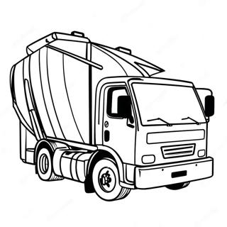 Trash Truck Coloring Page 45743-37978