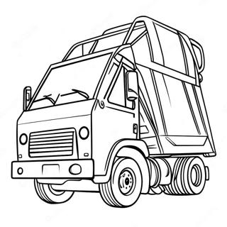 Trash Truck Coloring Page 45743-38109