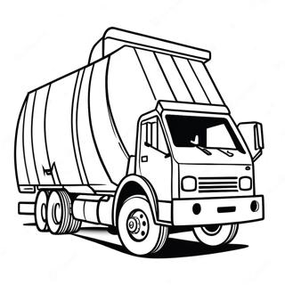 Trash Truck Coloring Page 45743-38111