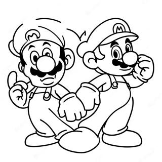 Mario And Sonic Coloring Page 45753-38015