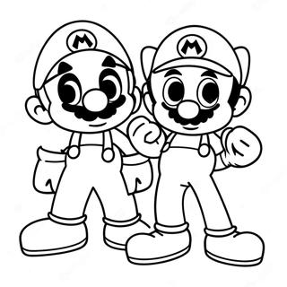 Mario And Sonic Coloring Page 45753-38135