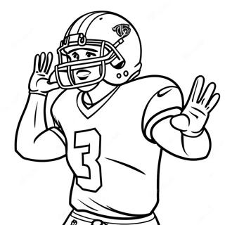 Tua Tagovailoa Coloring Pages