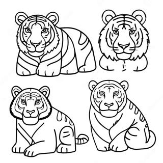 Colorful Endangered Animals Coloring Page 45774-38005