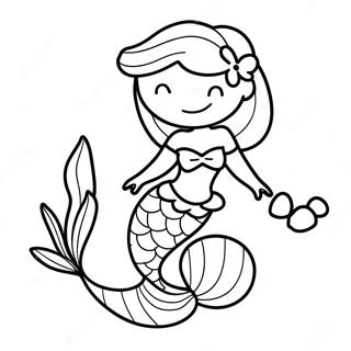 Little Mermaid Coloring Page 45793-38023