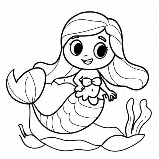 Little Mermaid Coloring Page 45793-38153