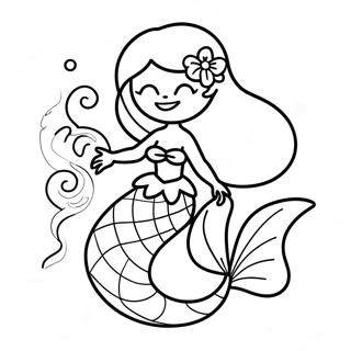 Little Mermaid Coloring Page 45793-38155