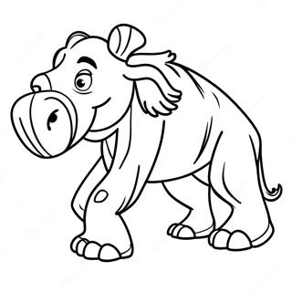 Ice Age Carl Coloring Page 45803-38035