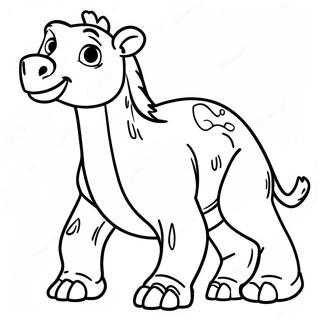 Ice Age Carl Coloring Page 45803-38036