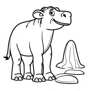 Ice Age Carl Coloring Page 45803-38173