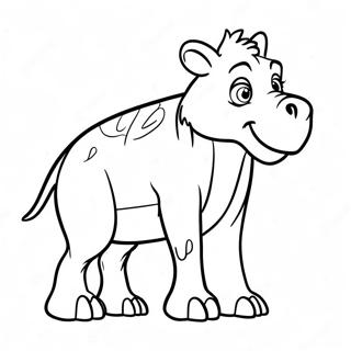 Ice Age Carl Coloring Page 45803-38175