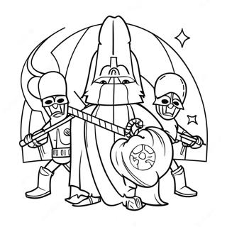 Star Wars Halloween Coloring Page 45823-38060