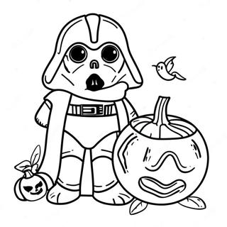 Star Wars Halloween Coloring Page 45823-38179