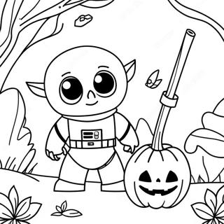 Star Wars Halloween Coloring Page 45823-38180