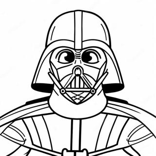 Darth Vader In Spooky Costume Coloring Page 45824-38184