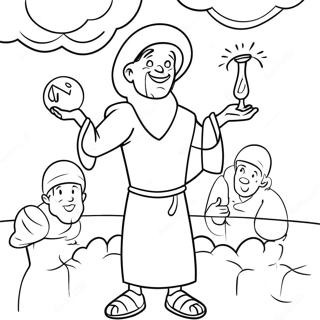 Parable Of The Talents Coloring Page 45833-38047