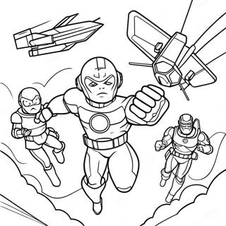 Danger Force Coloring Page 45843-38197