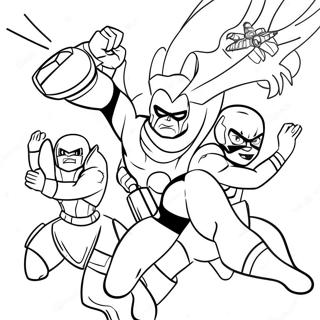 Danger Force Heroes In Action Coloring Page 45844-38073