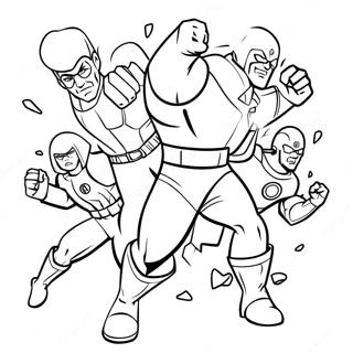 Danger Force Heroes In Action Coloring Page 45844-38074