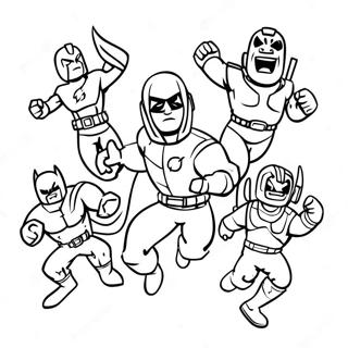 Danger Force Heroes In Action Coloring Page 45844-38075