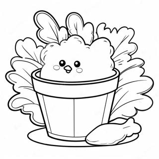 Crispy Fried Chicken Bucket Coloring Page 45854-38214