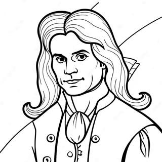 Isaac Newton Coloring Page 45863-38077