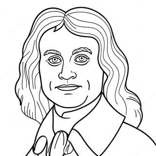 Isaac Newton Coloring Page 45863-38209