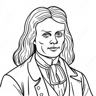 Isaac Newton Coloring Page 45863-38210