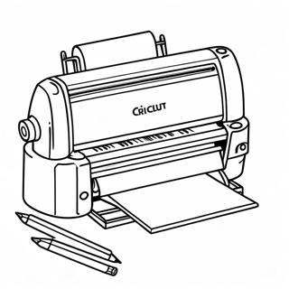 Cricut Machine In Action Coloring Page 45884-38237