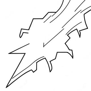 Lightning Bolt Coloring Page 45893-38234