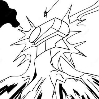 Angry Lightning Bolt Coloring Page 45894-38100