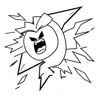 Angry Lightning Bolt Coloring Page 45894-38227