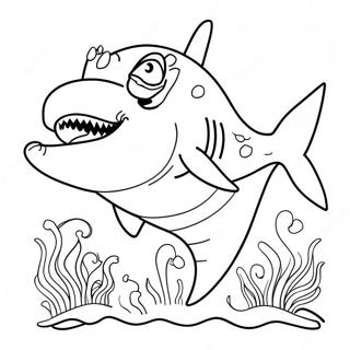 Grandma Shark Coloring Page 45903-38244