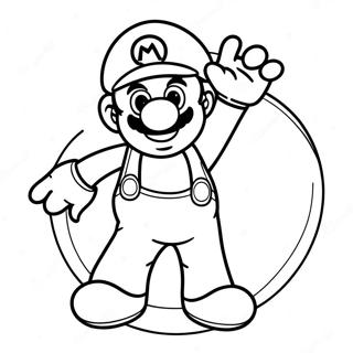 Mario Odyssey Coloring Page 4591-3691