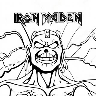 Iron Maiden Logo Coloring Page 45923-38258