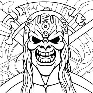 Iron Maiden Logo Coloring Page 45923-38260