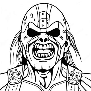 Eddie The Head Iron Maiden Coloring Page 45924-38263