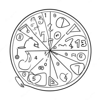 Colorful Math Symbols Coloring Page 45954-38282