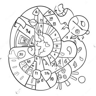 Colorful Math Symbols Coloring Page 45954-38283