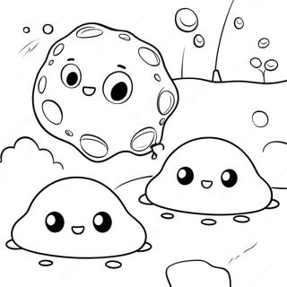 Funny Cartoon Holes Coloring Page 45964-38293