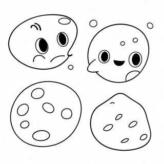 Funny Cartoon Holes Coloring Page 45964-38295