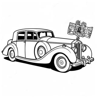 Classic Rolls Royce Car Coloring Page 45994-38321