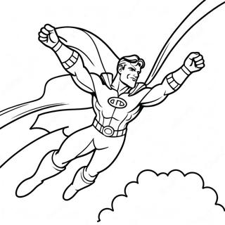 Homelander Flying In The Sky Coloring Page 46064-38384