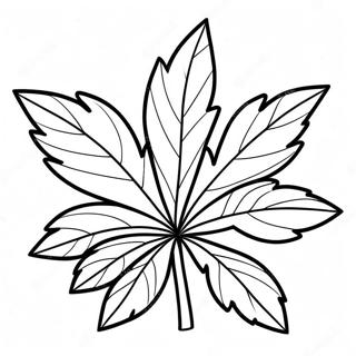 Pot Leaf Coloring Page 46073-38375