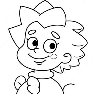 Maggie Simpson Coloring Page 46083-38404