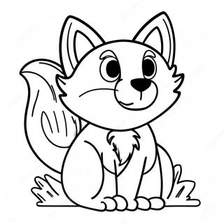 Lankybox Foxy Coloring Page 46093-38400