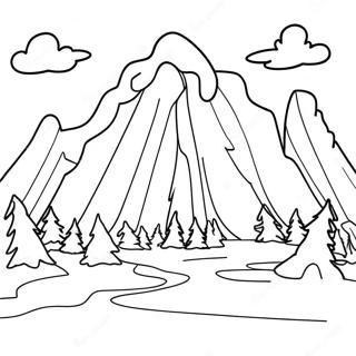 Magical Aurora Borealis Coloring Page 46104-38405