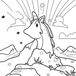 Magical Aurora Borealis Coloring Page 46104-38406