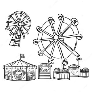 County Fair Coloring Page 46123-38419