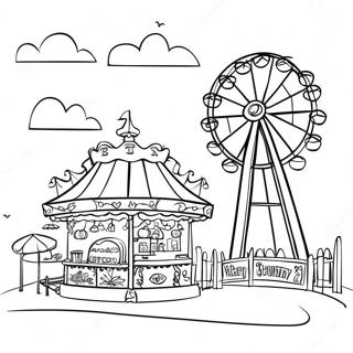 County Fair Coloring Page 46123-38420