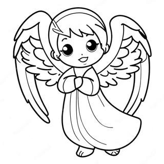 Anime Angel Coloring Page 46133-38435